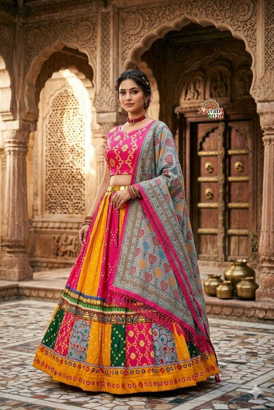 Garima Muslin Cotton Designer Lehenga