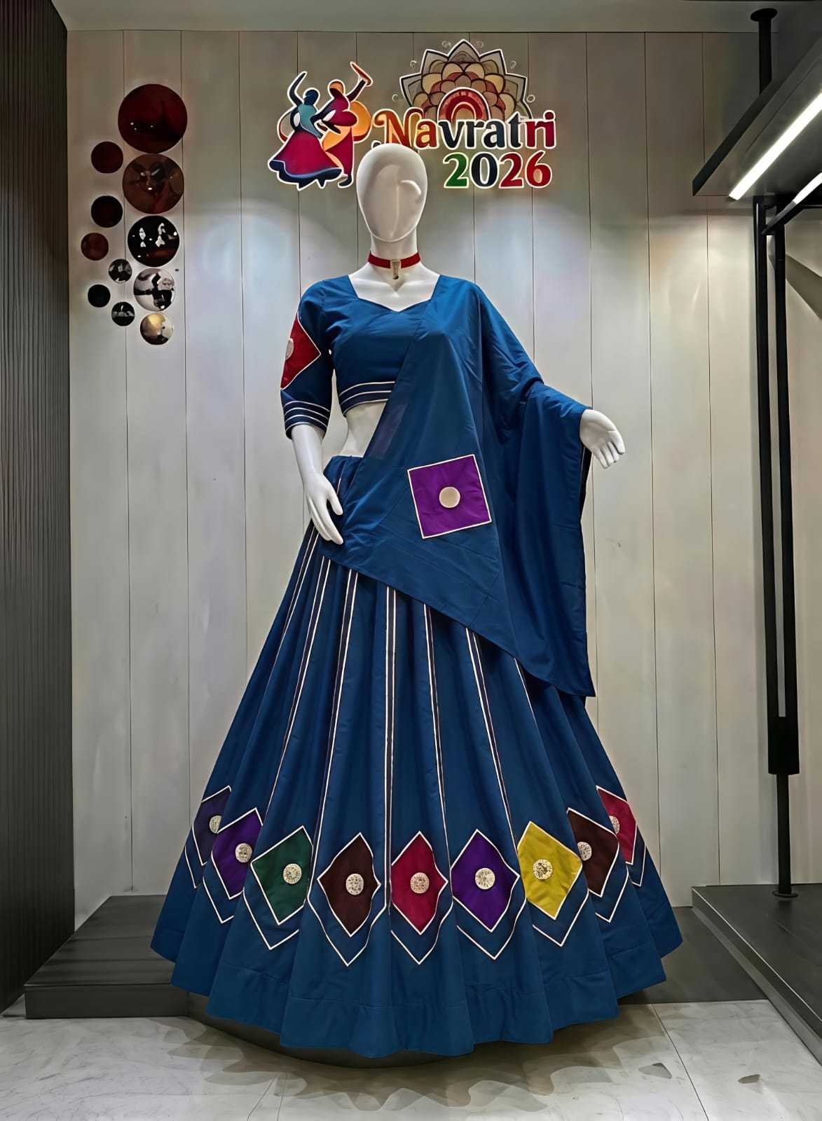 Jiya Heavy Roman Silk Designer Lehenga