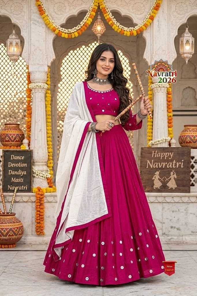 Soft Cotton Designer Lehenga