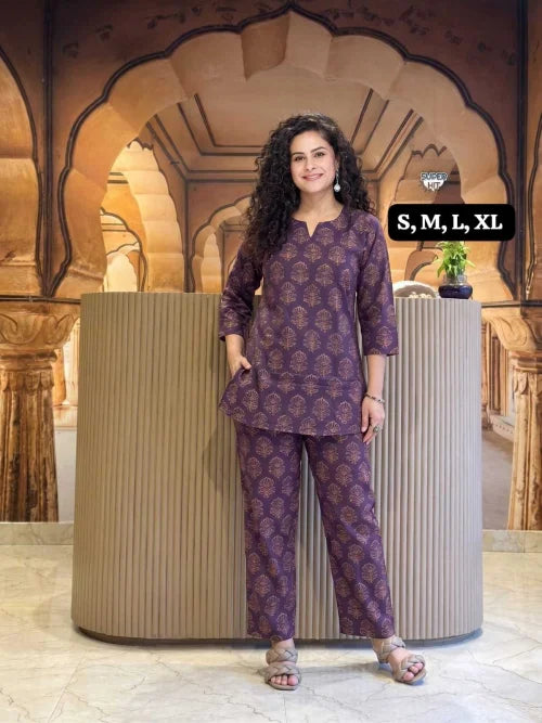 Pallavi Cotton Co-ord Set