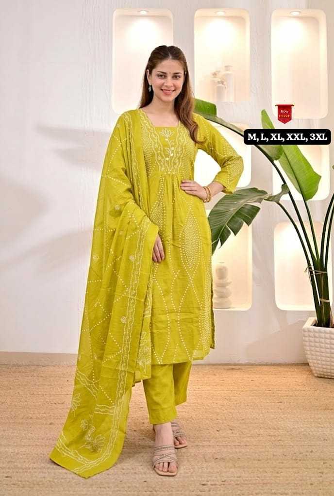 Prachiya Cotton Embroidery Suit