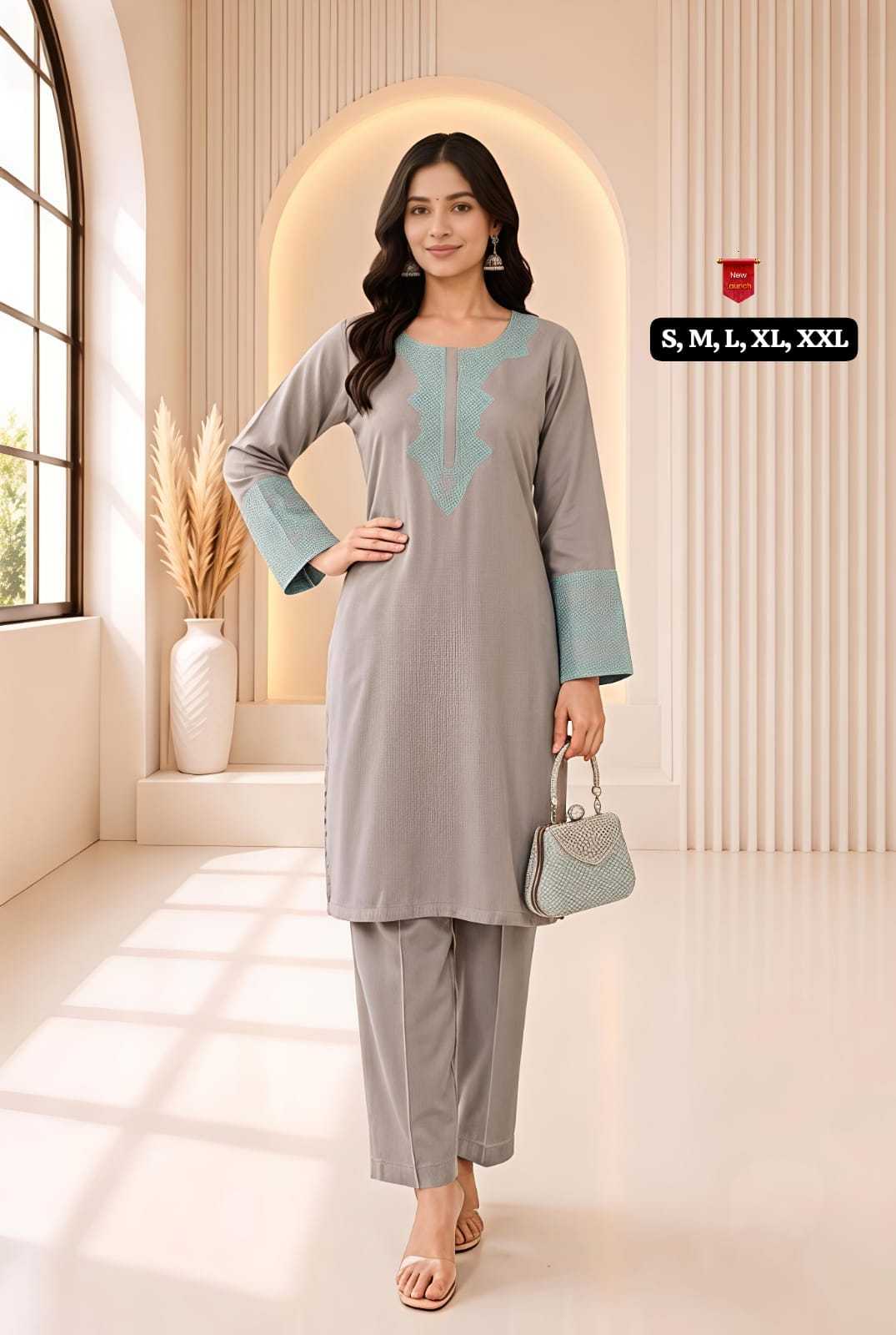 Sanaya Chanderi Silk Embroidered Kurti