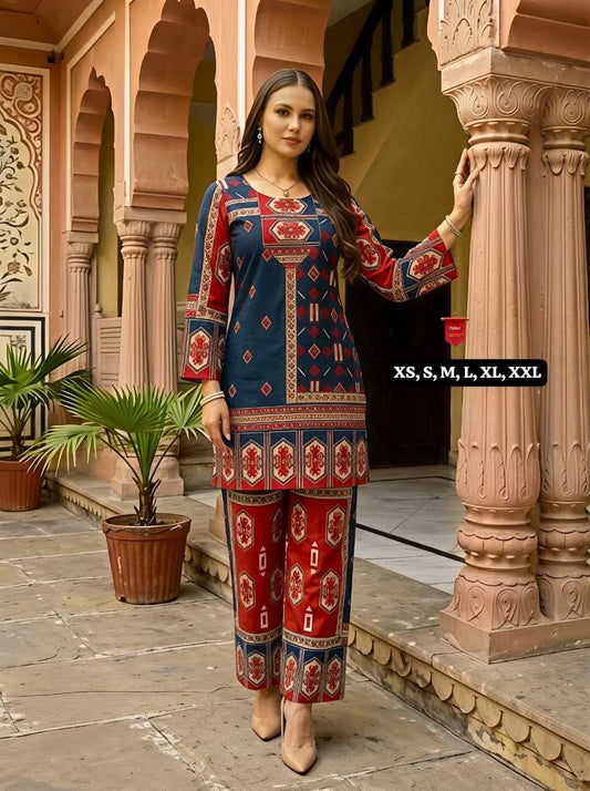 Saumya Heavy Rayon Co-ord Set