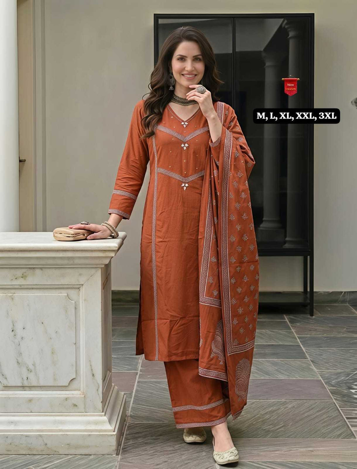 Simran Cotton Mirror Work Kurti