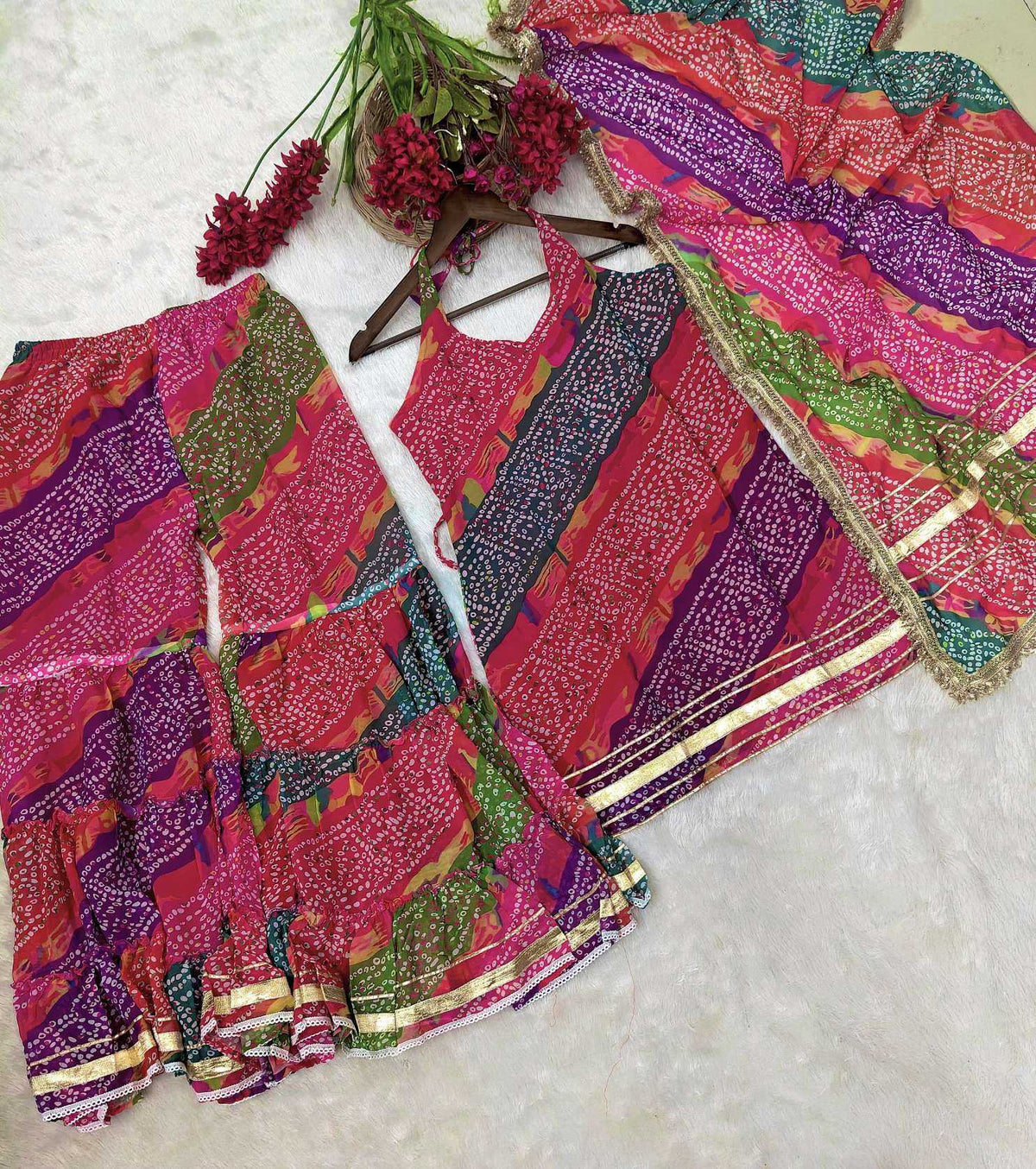 Sonali Georgette Printed Suit