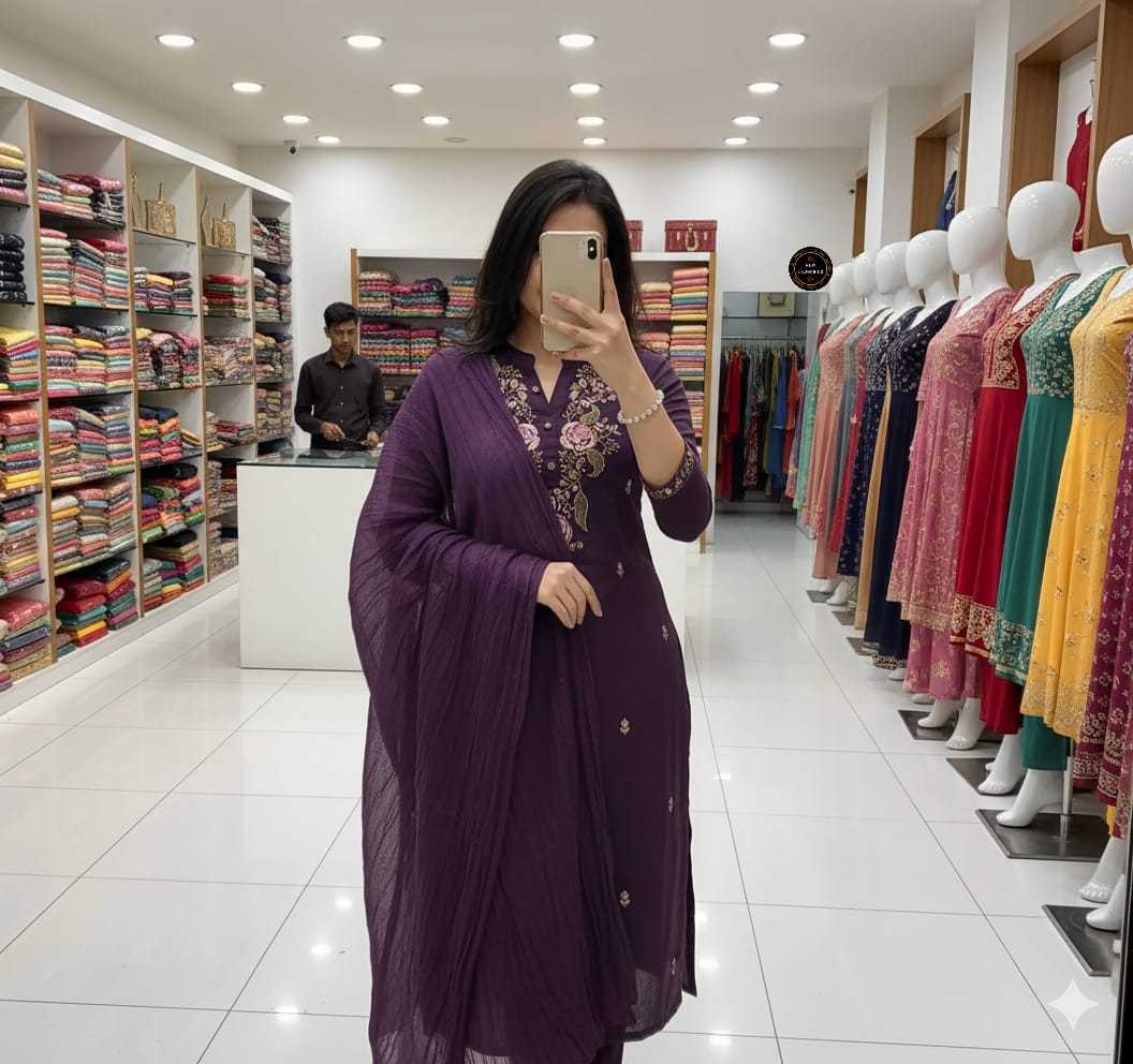 Sumedha Rayon Embroidery Suit