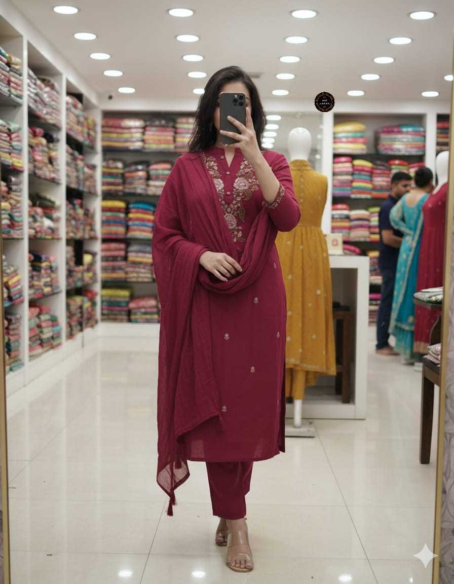 Sumedha Rayon Embroidery Suit