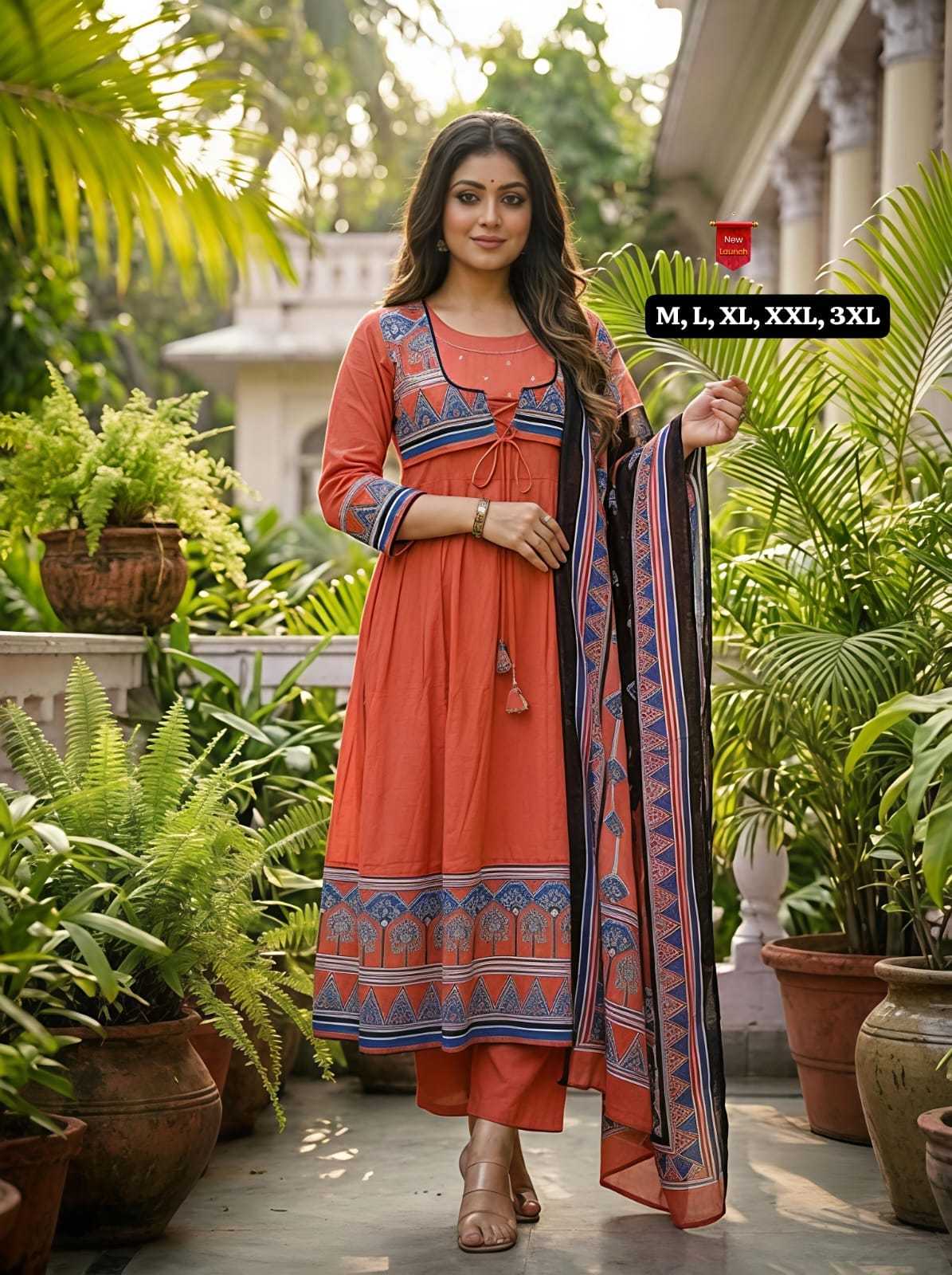 Usha Cotton Designer Kurti