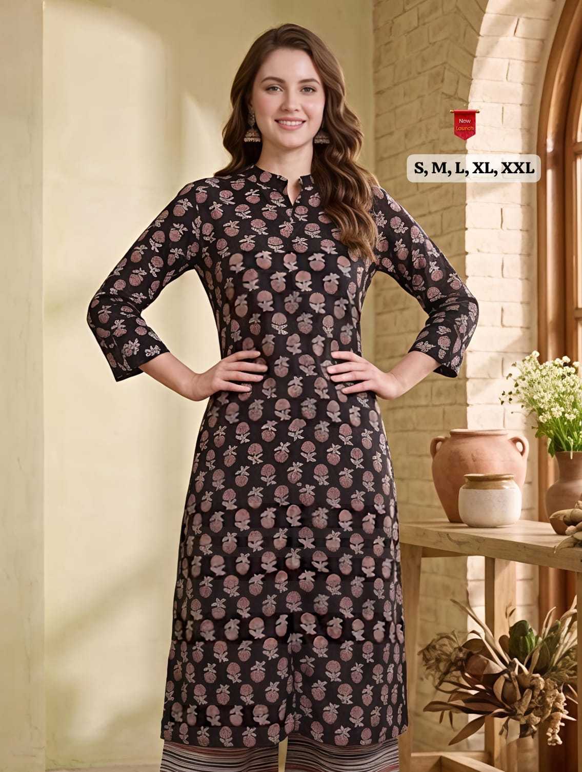 Varshika Cotton Designer Kurti