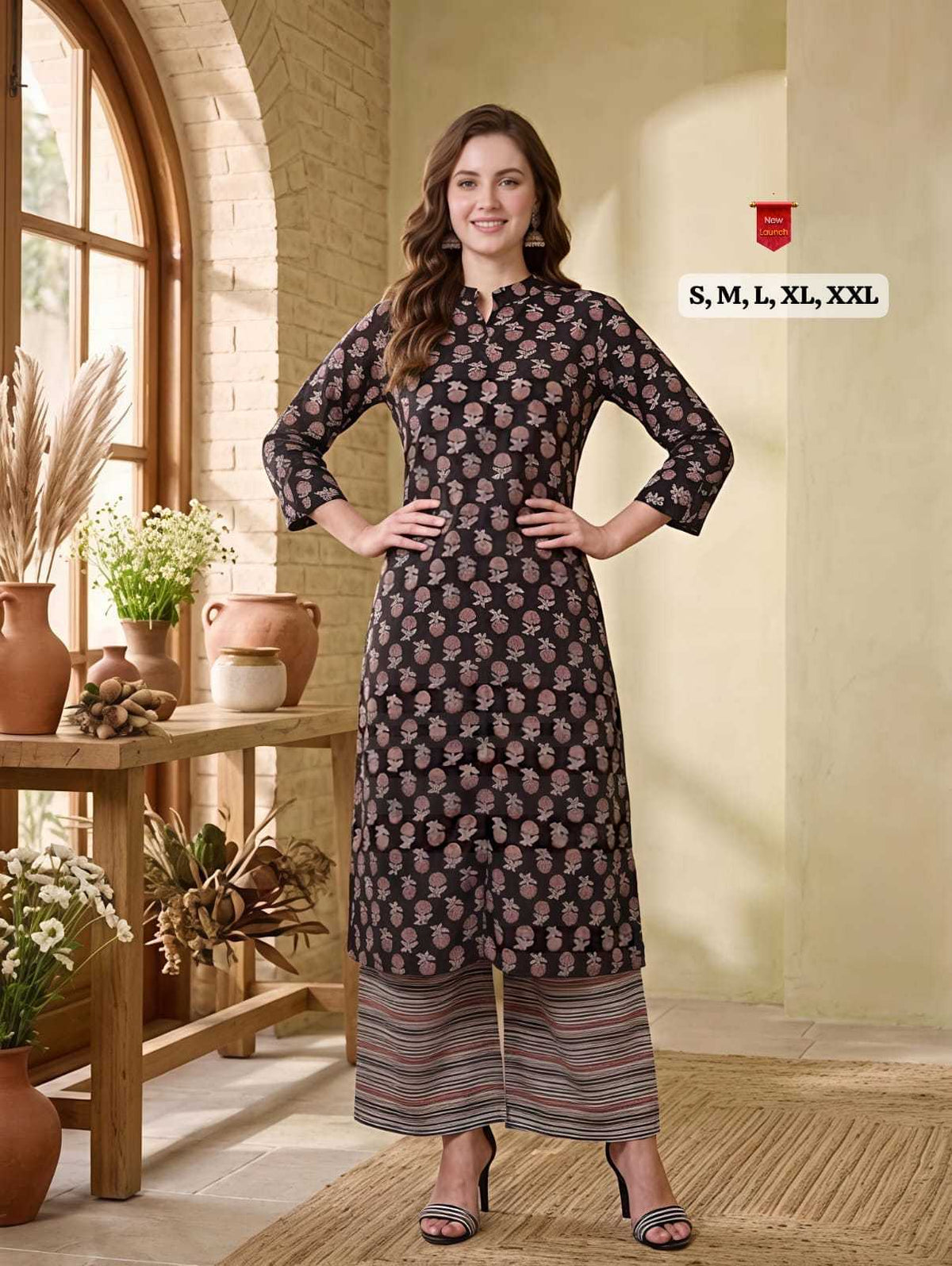 Varshika Cotton Designer Kurti