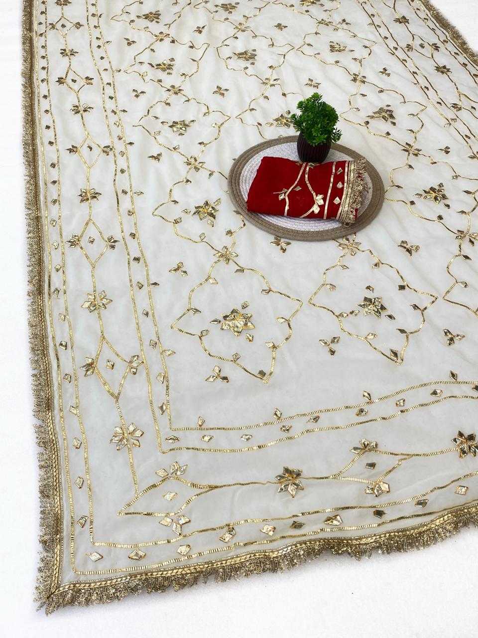 Georgette Designer Saree in Onion