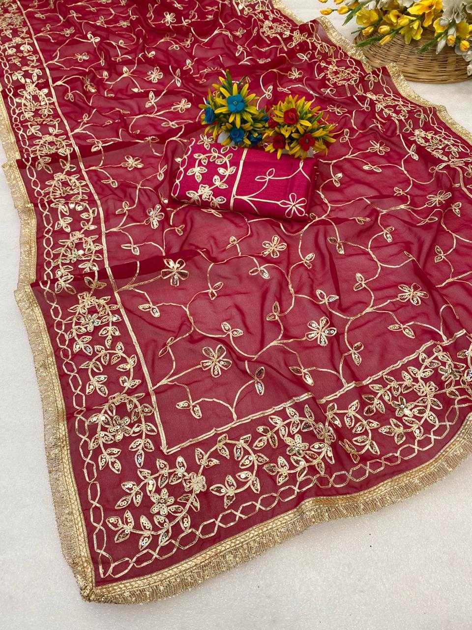 Georgette Designer Saree