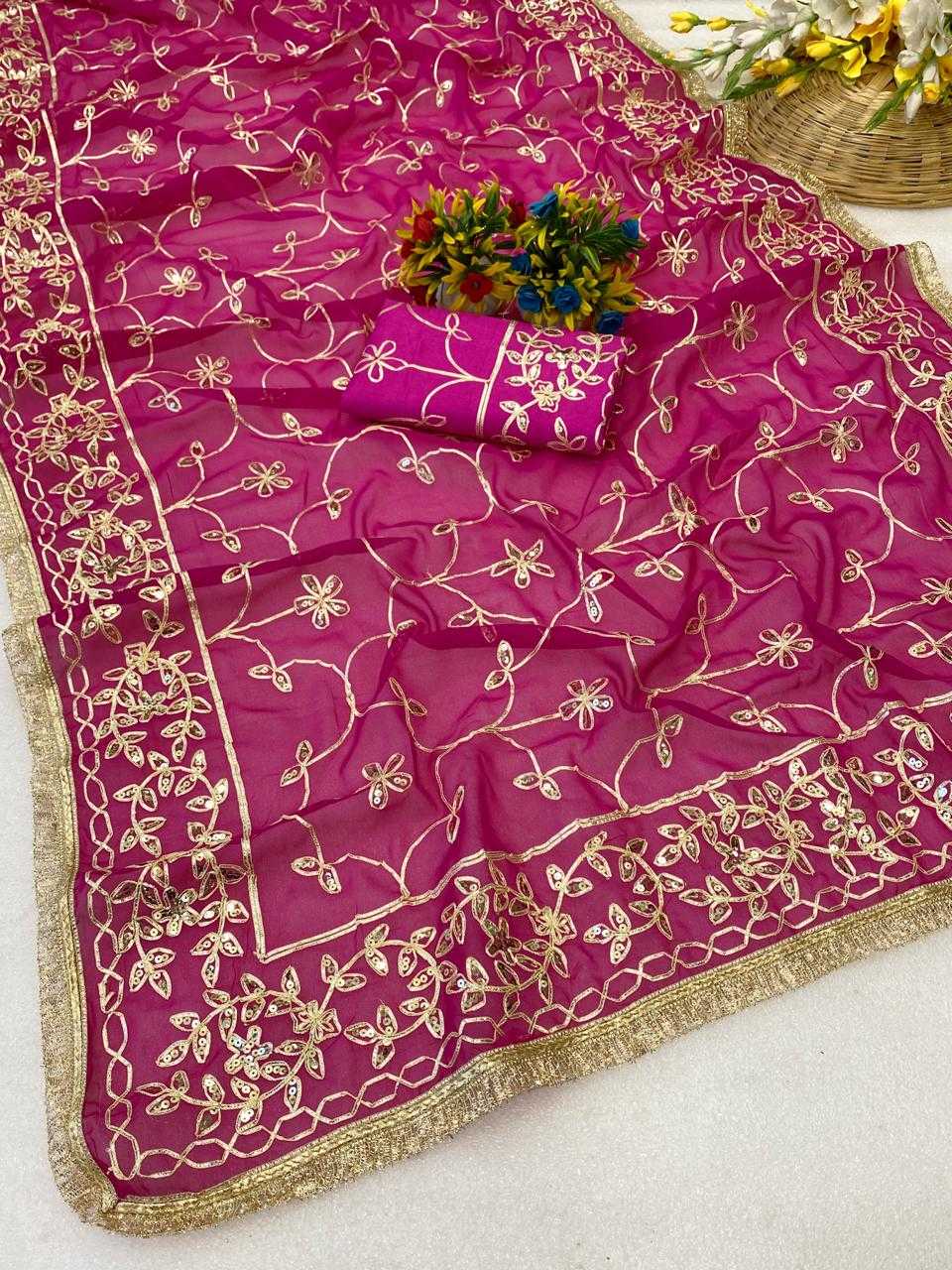 Georgette Designer Saree