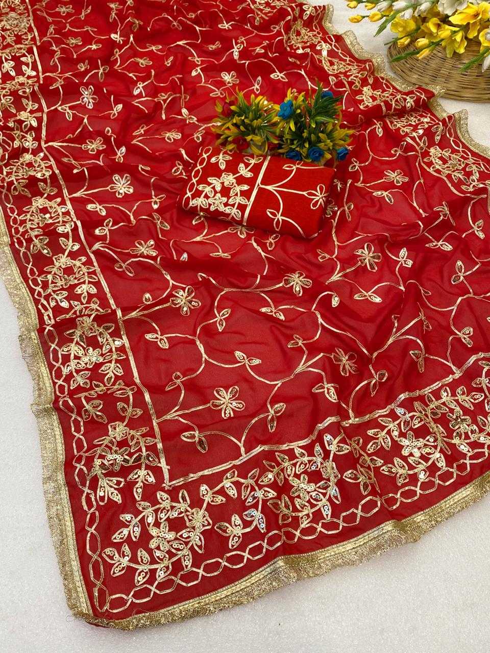 Georgette Designer Saree