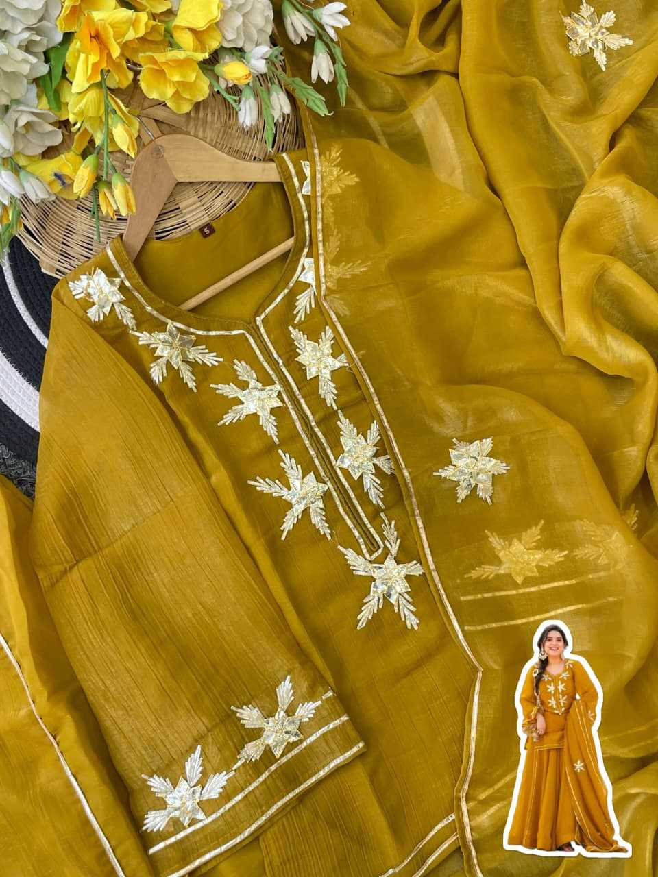 Chiffon Sharara Salwar Suit