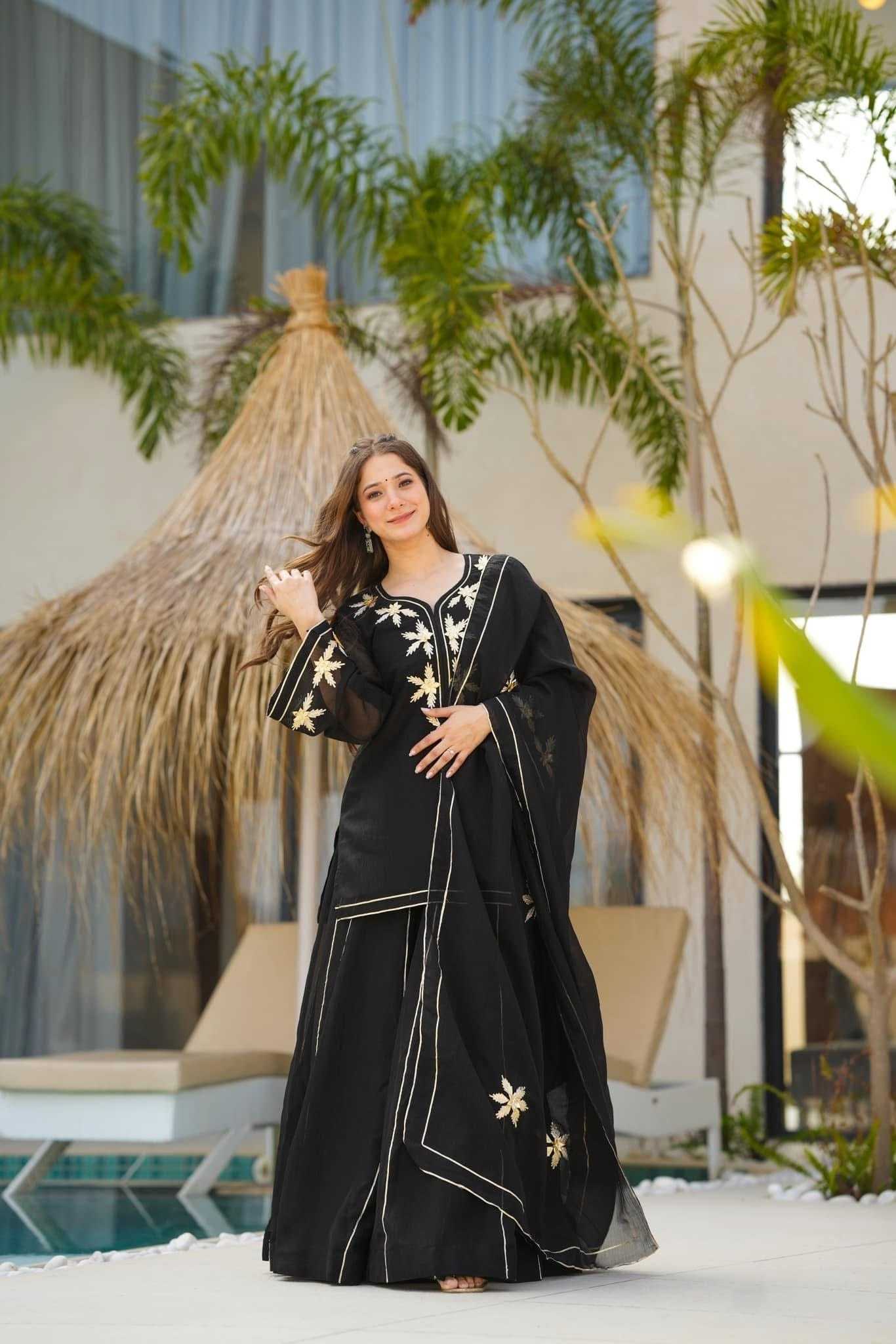 Chiffon Short Kurti