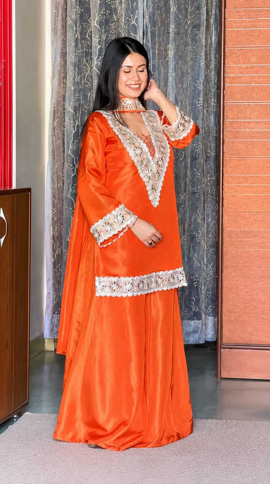 Chinon Party Wear Kurti 1244