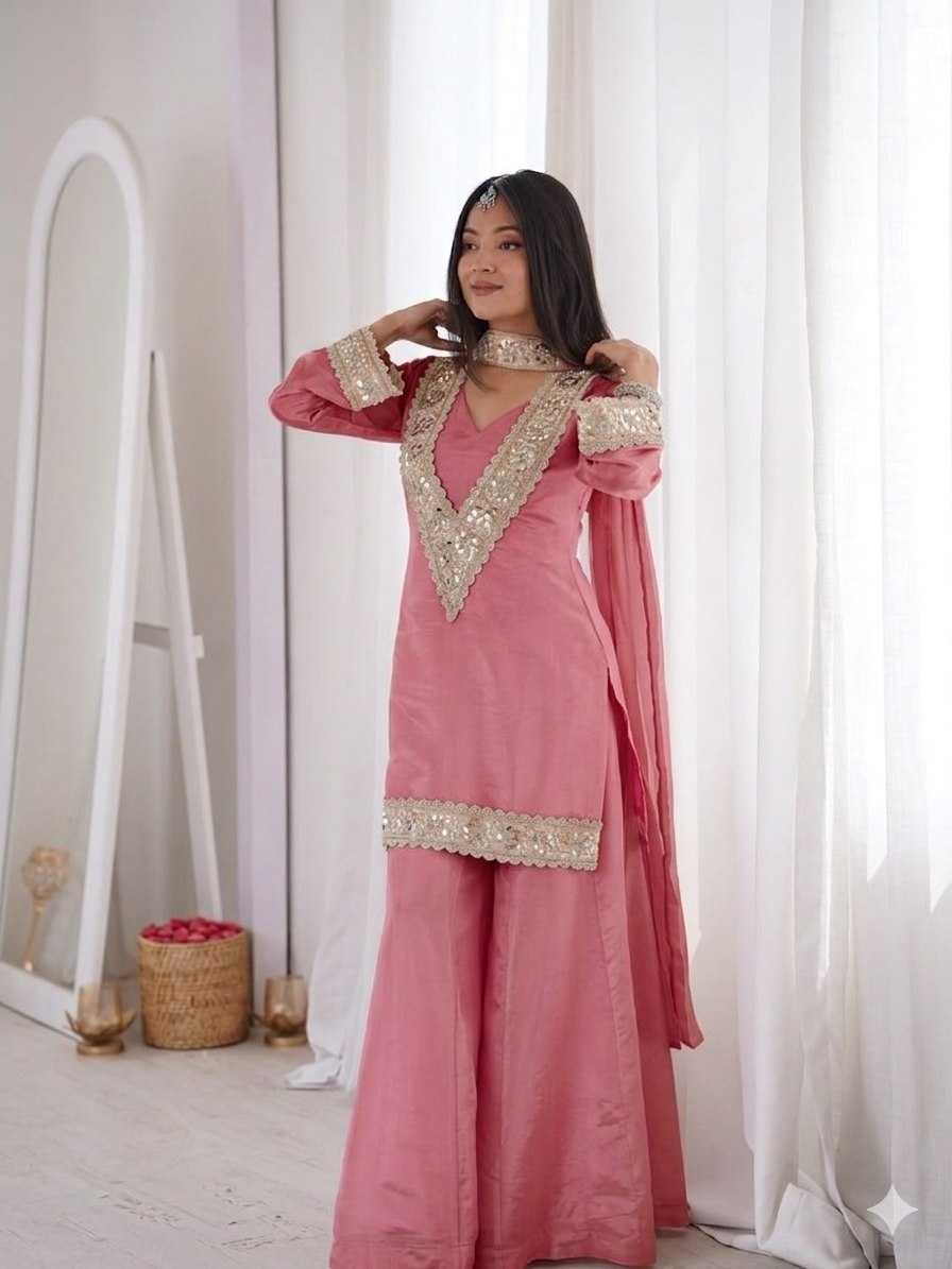 Chinon Party Wear Kurti