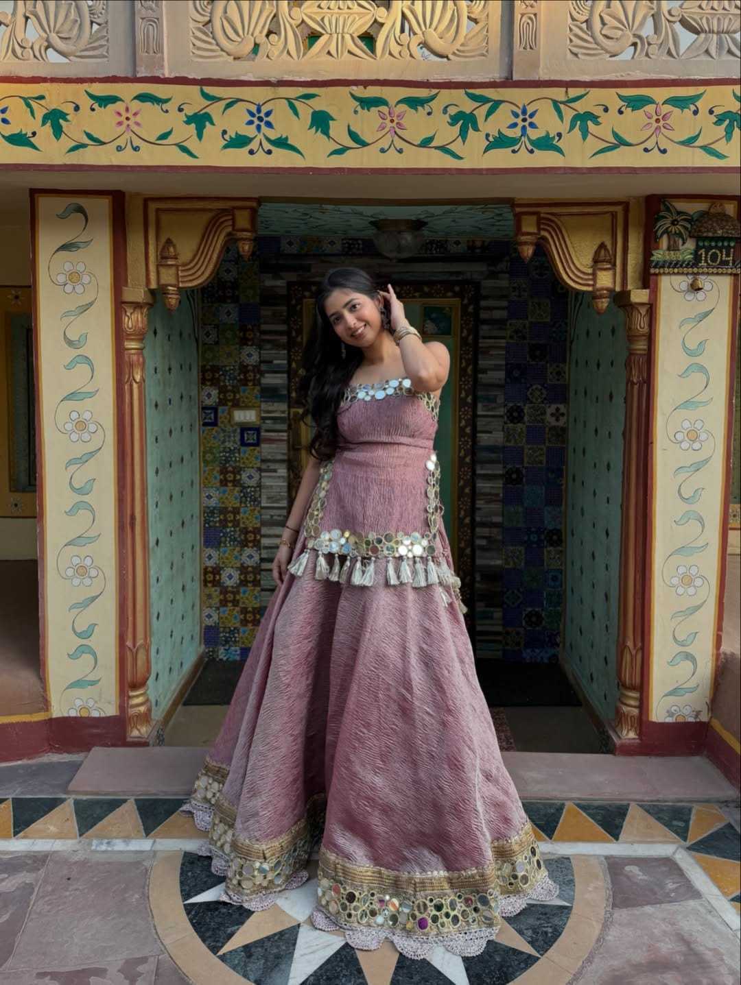 Chiffon Designer Lehenga