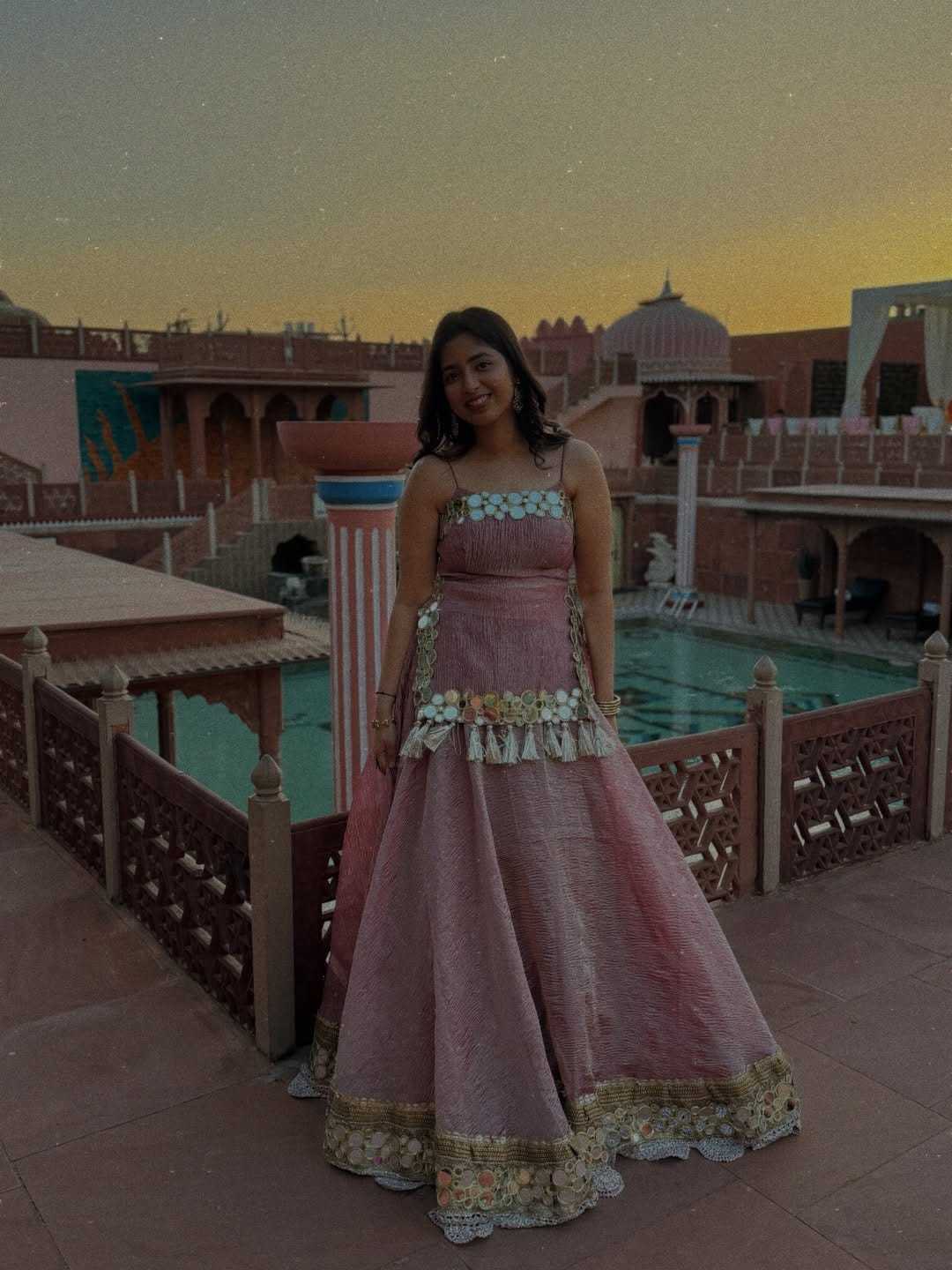 Chiffon Designer Lehenga