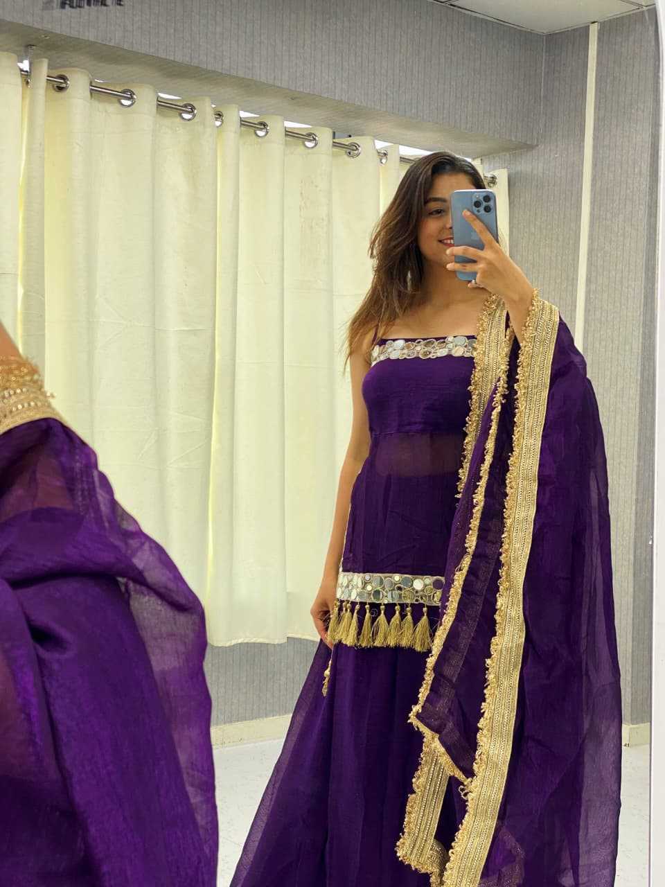 Chiffon Designer Lehenga