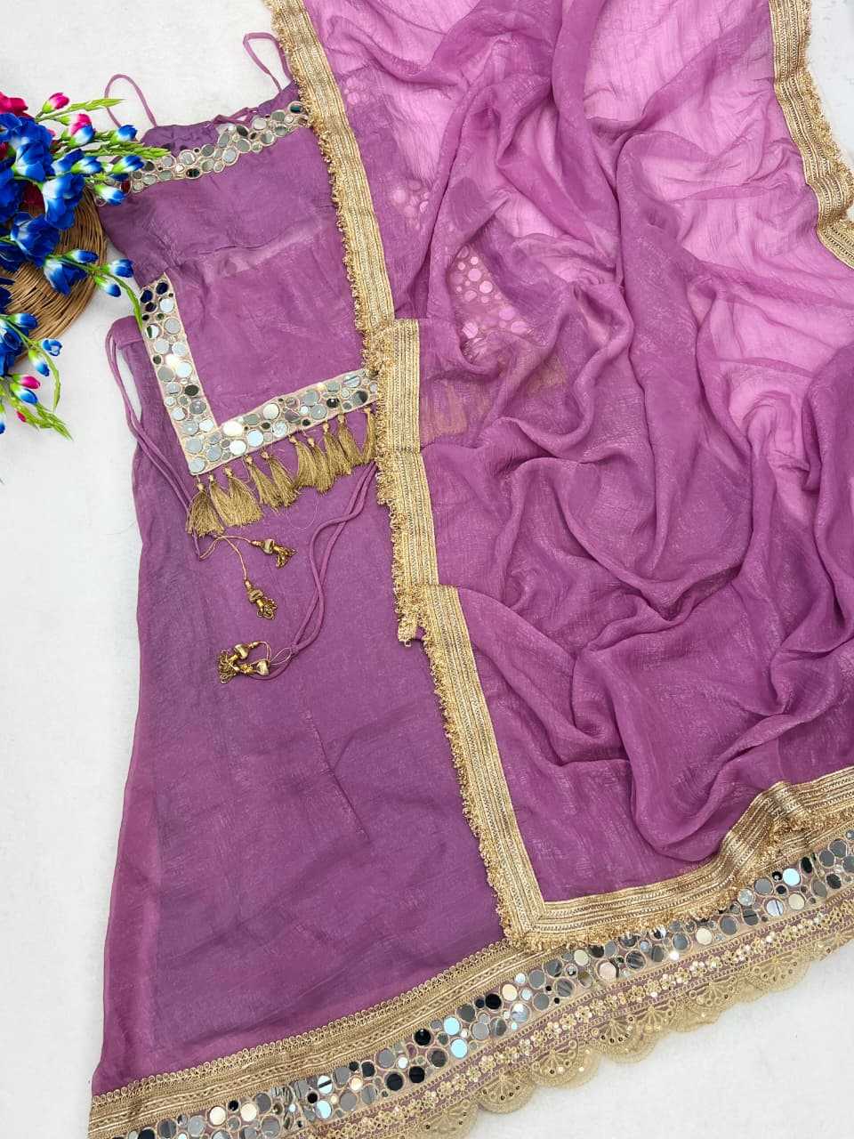 Chiffon Designer Lehenga