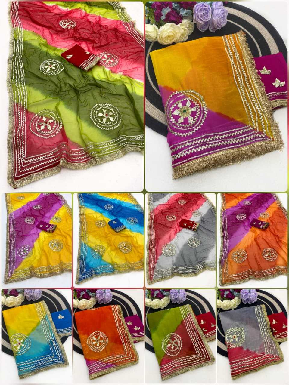 Chiffon Designer Saree