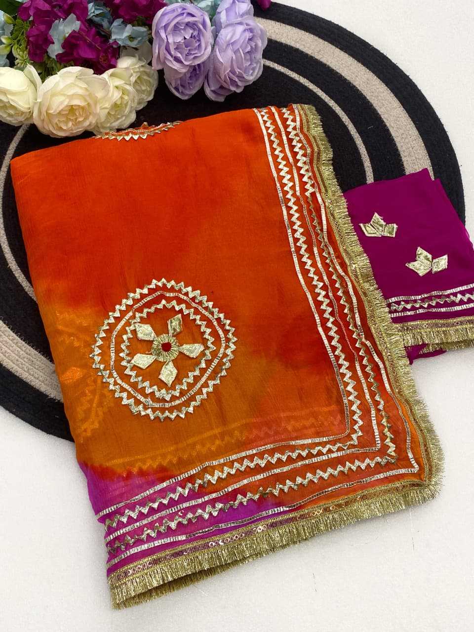 Chiffon Designer Saree