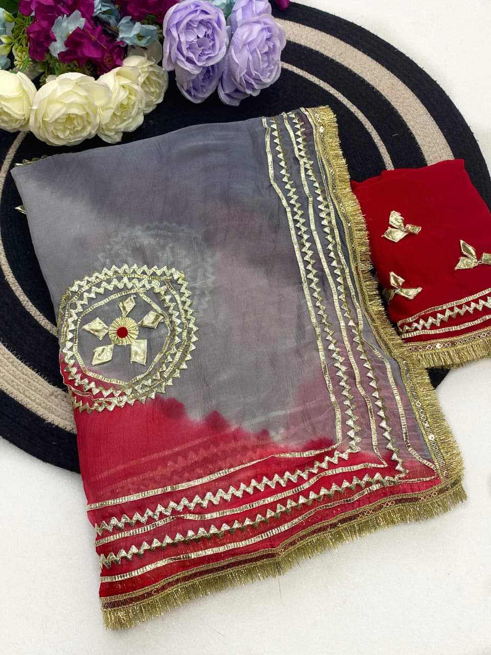 Chiffon Designer Saree