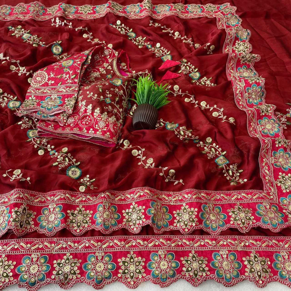 Rangoli Silk Soft Saree