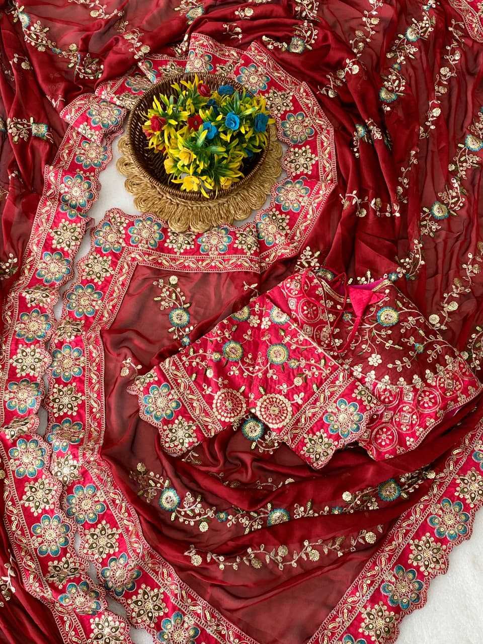 Rangoli Silk Soft Saree in White