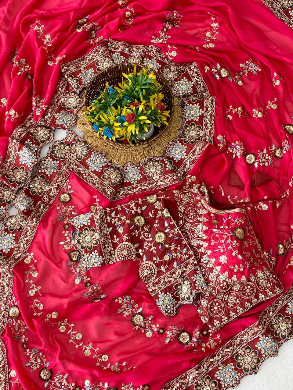 Rangoli Silk Soft Saree in White