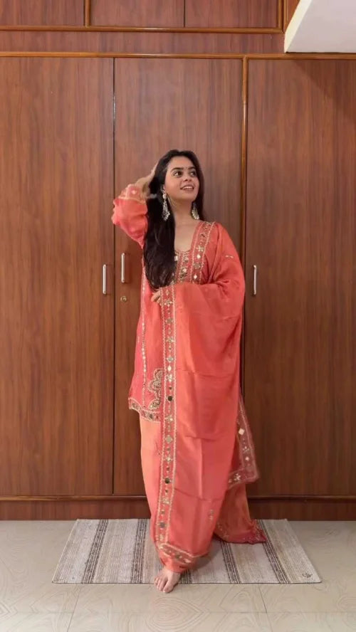 Space Silk Designer Kurti 1257