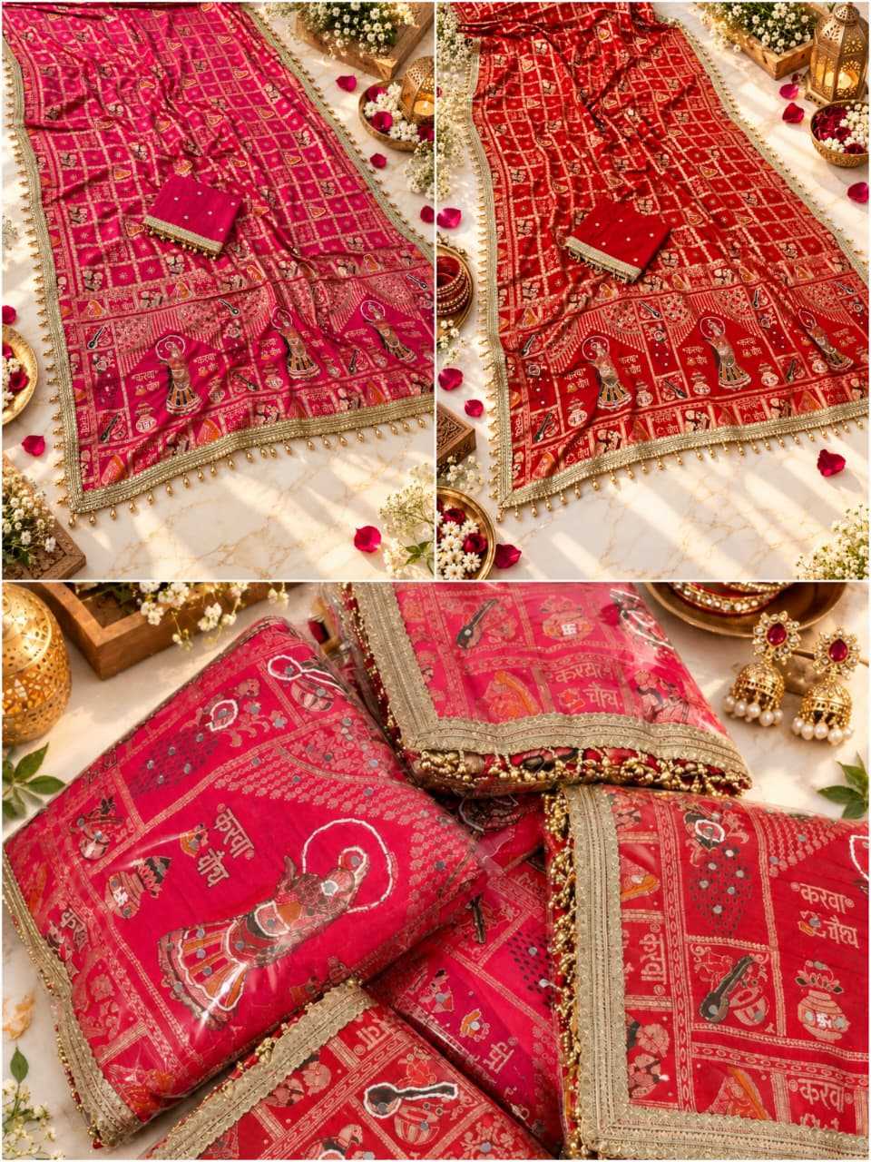 Viscose Hand Work Saree