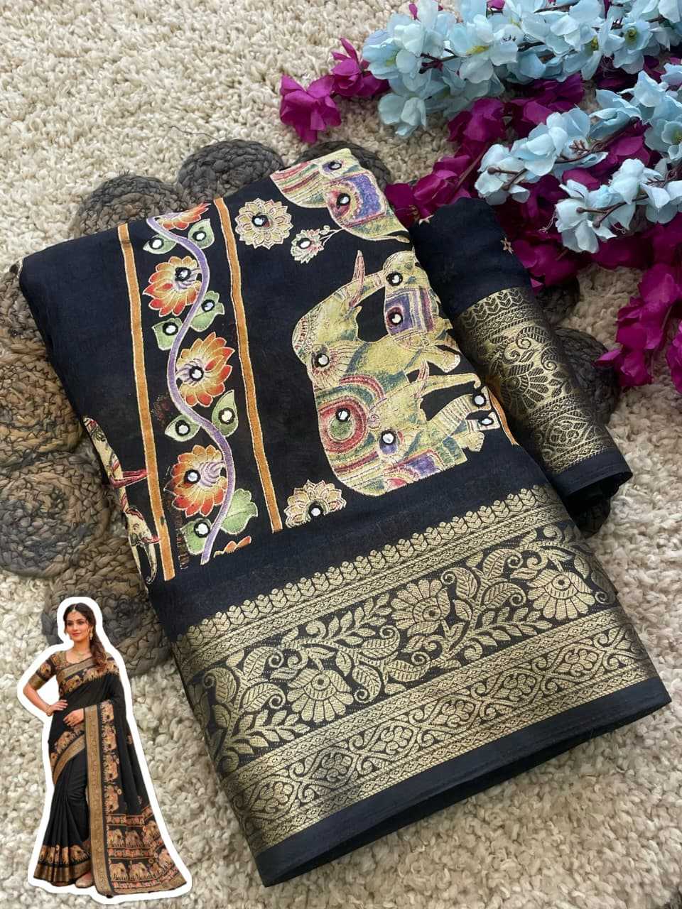 Pure Silk Party Wear Saree