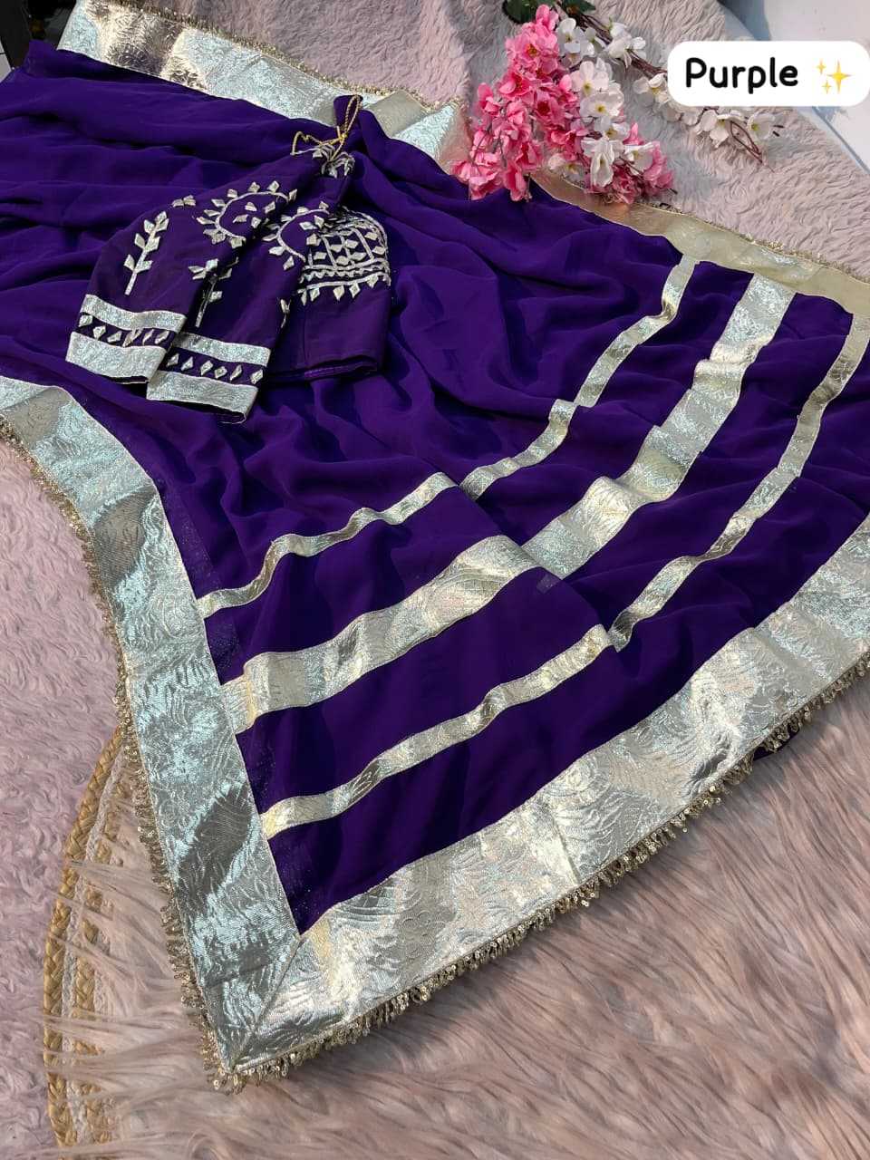 Shravya Georgette Saree