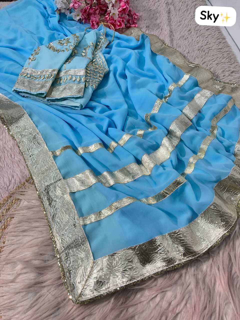 Shravya Georgette Saree