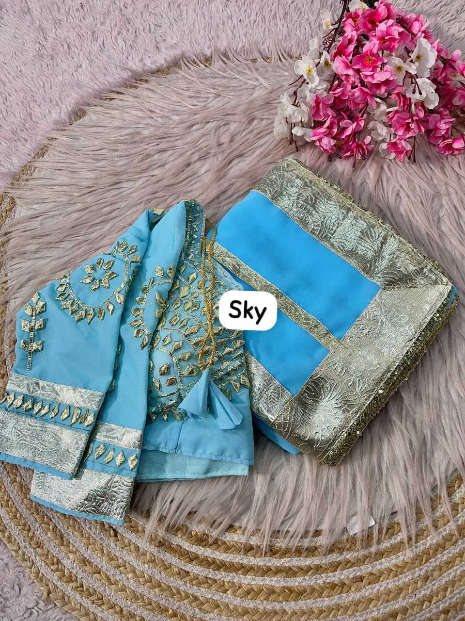 Shravya Georgette Saree