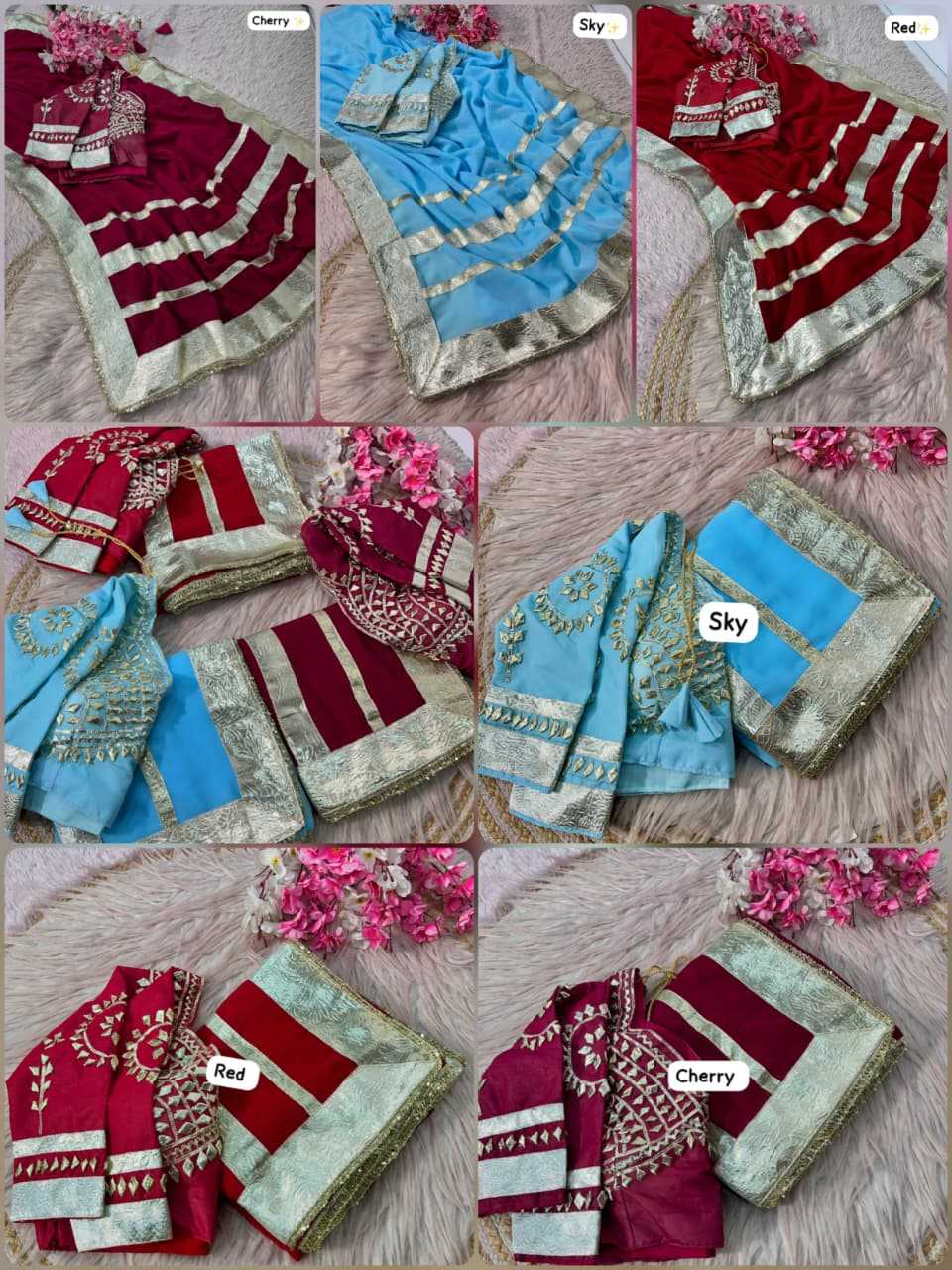 Shravya Georgette Saree