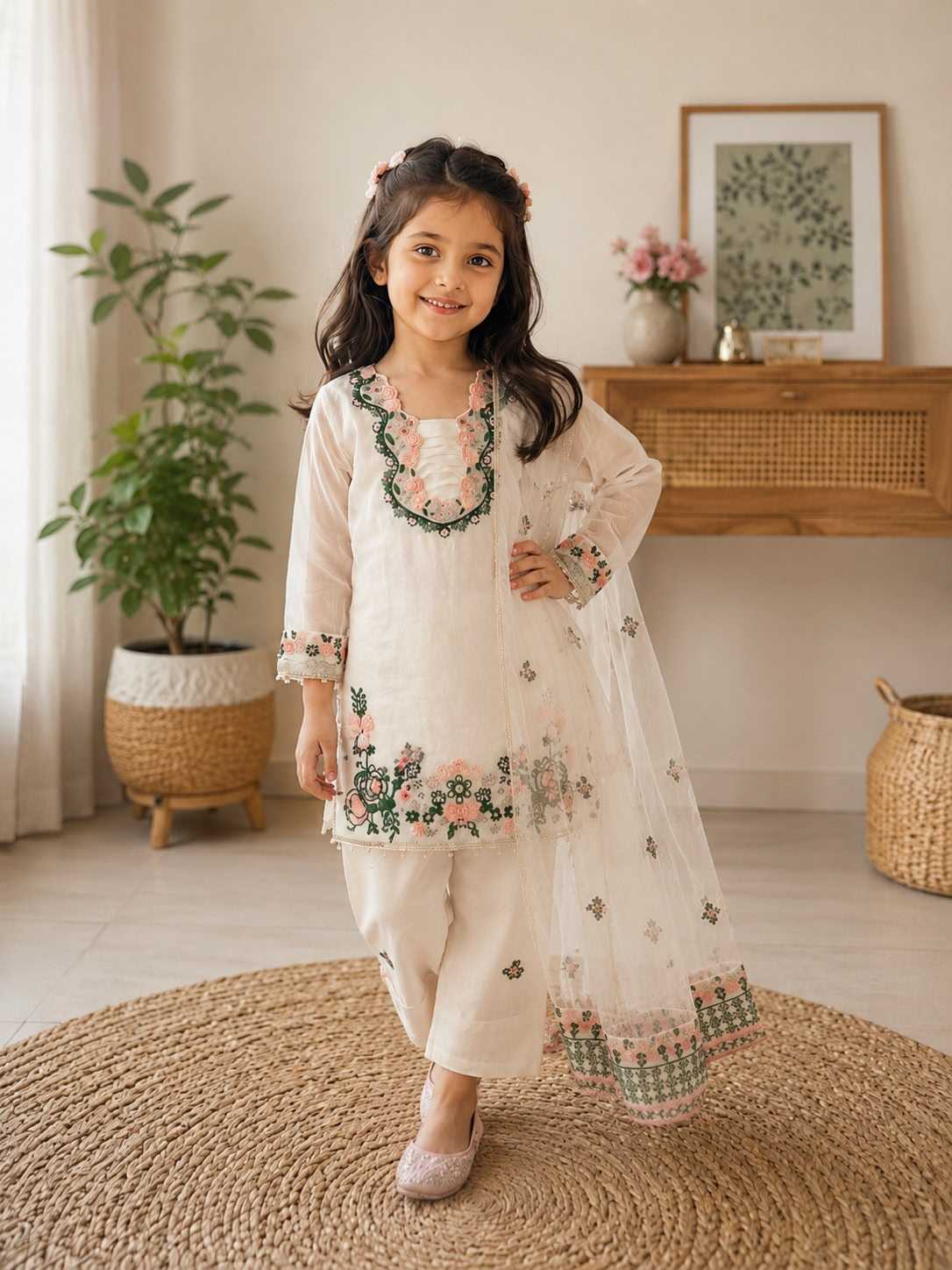 Premium Silk Kids Suit