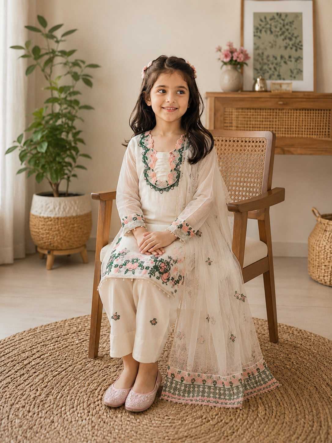 Premium Silk Kids Suit
