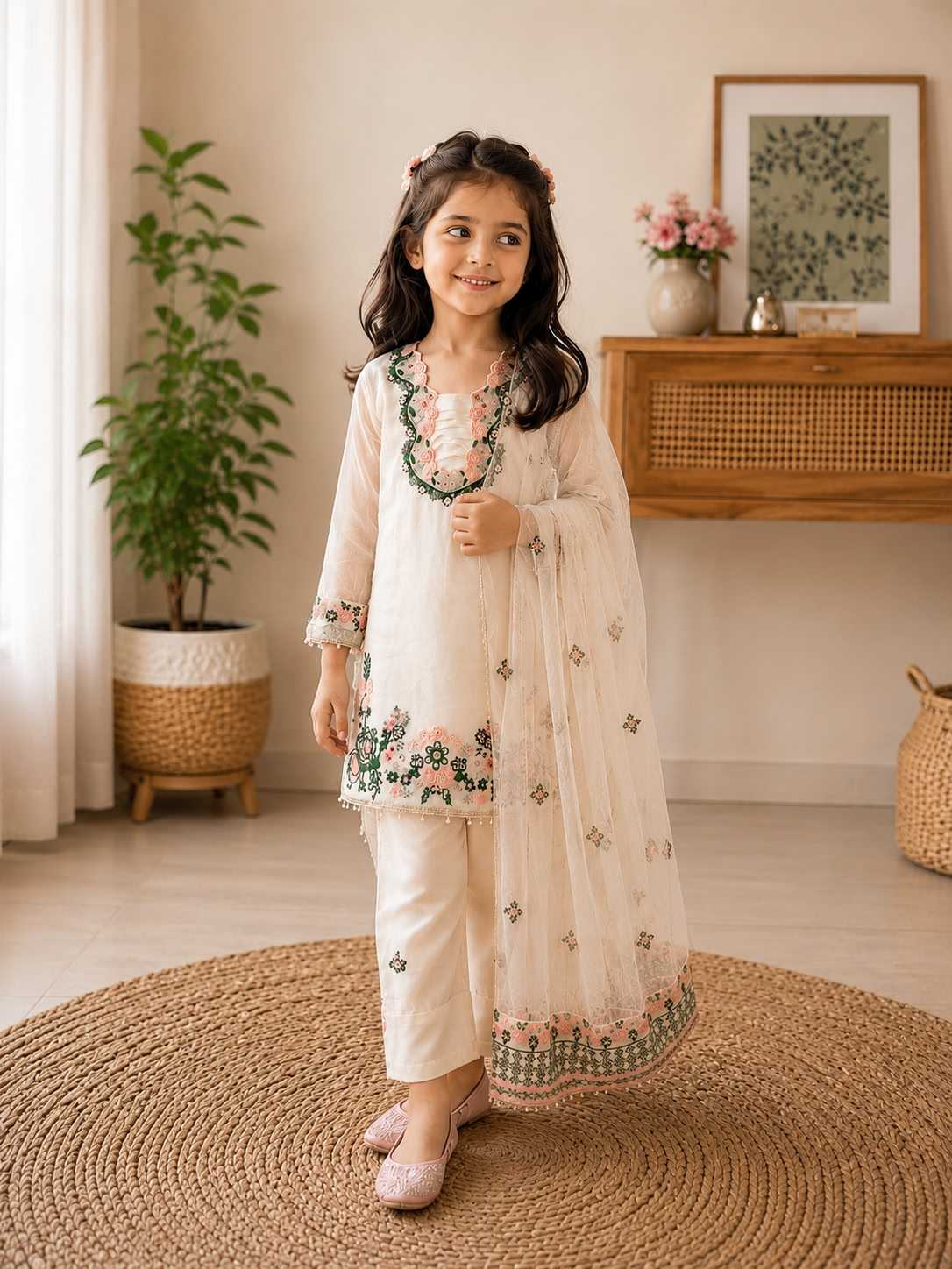Premium Silk Kids Suit