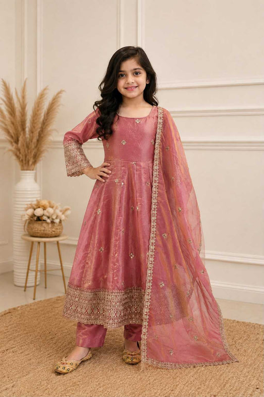 Premium Silk Kids Gown