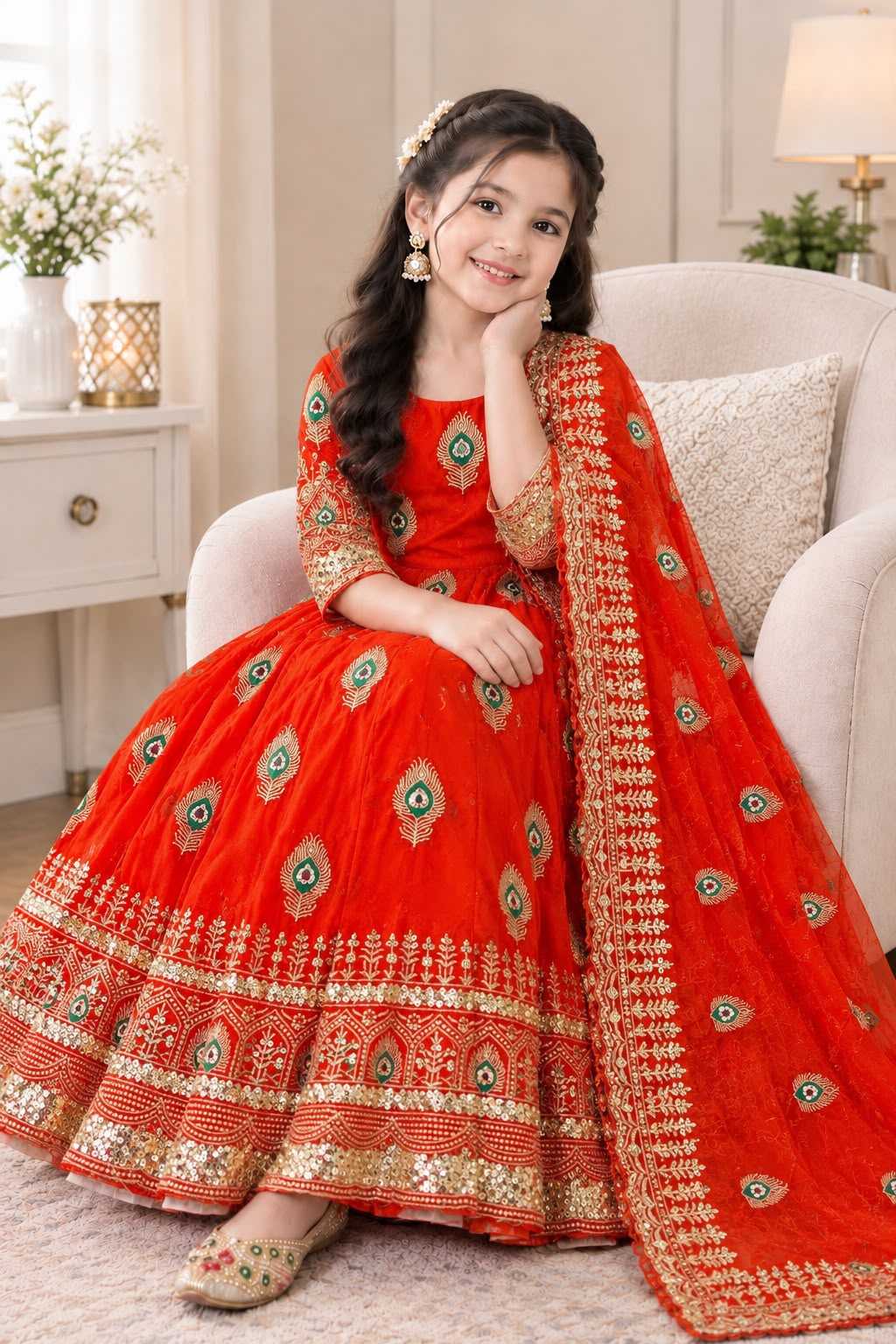 Soft Silk Kids Gown