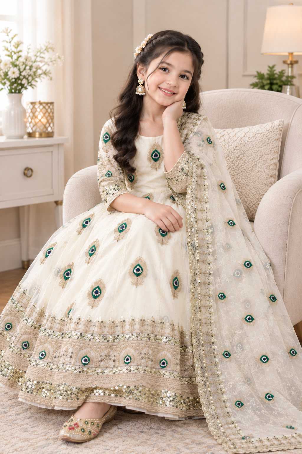 Soft Silk Kids Gown