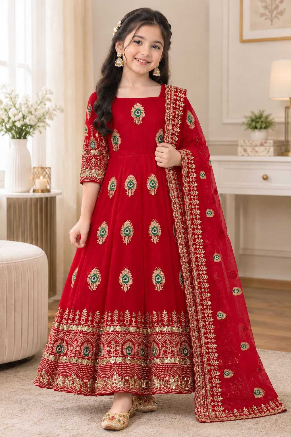 Soft Silk Kids Gown