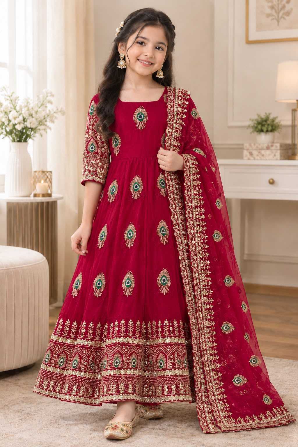 Soft Silk Kids Gown
