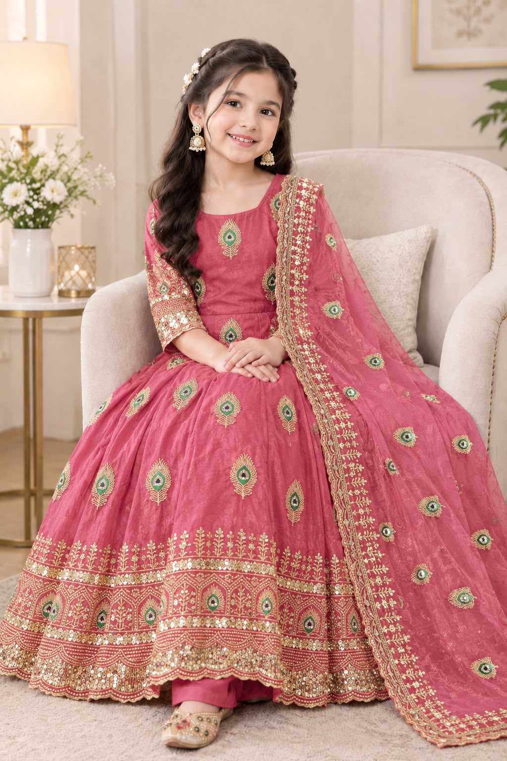 Soft Silk Kids Gown