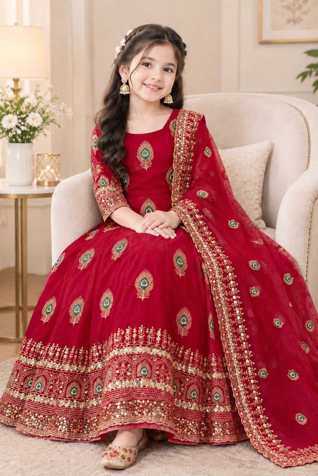 Soft Silk Kids Gown