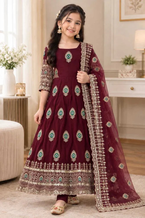 Soft Silk Kids Gown